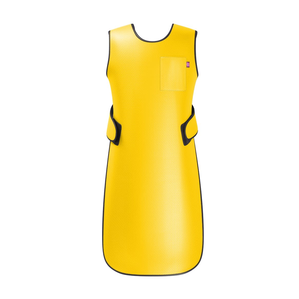 ワンダーライト クールエプロン 24-6250-1408 イエロー マエダ WMA5-35-3L