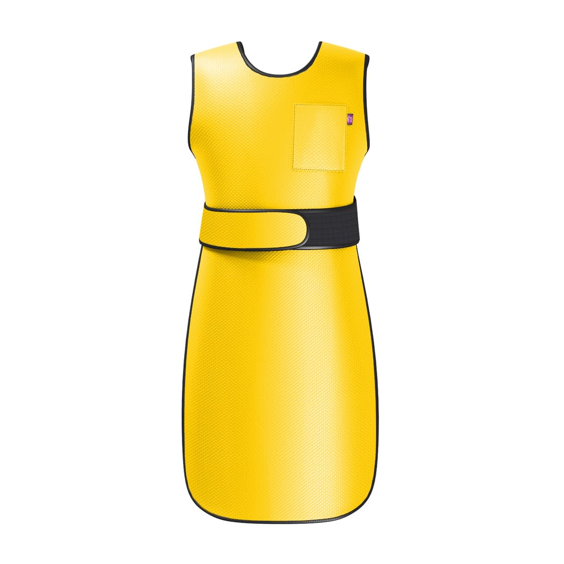 ワンダーライト フィットエプロン 24-6251-0008 イエロー マエダ WFA5-25S