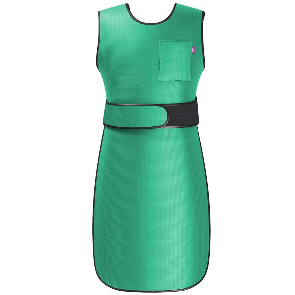 ワンダーライト フィットエプロン 24-6251-1103 グリーン マエダ WFA5-35M