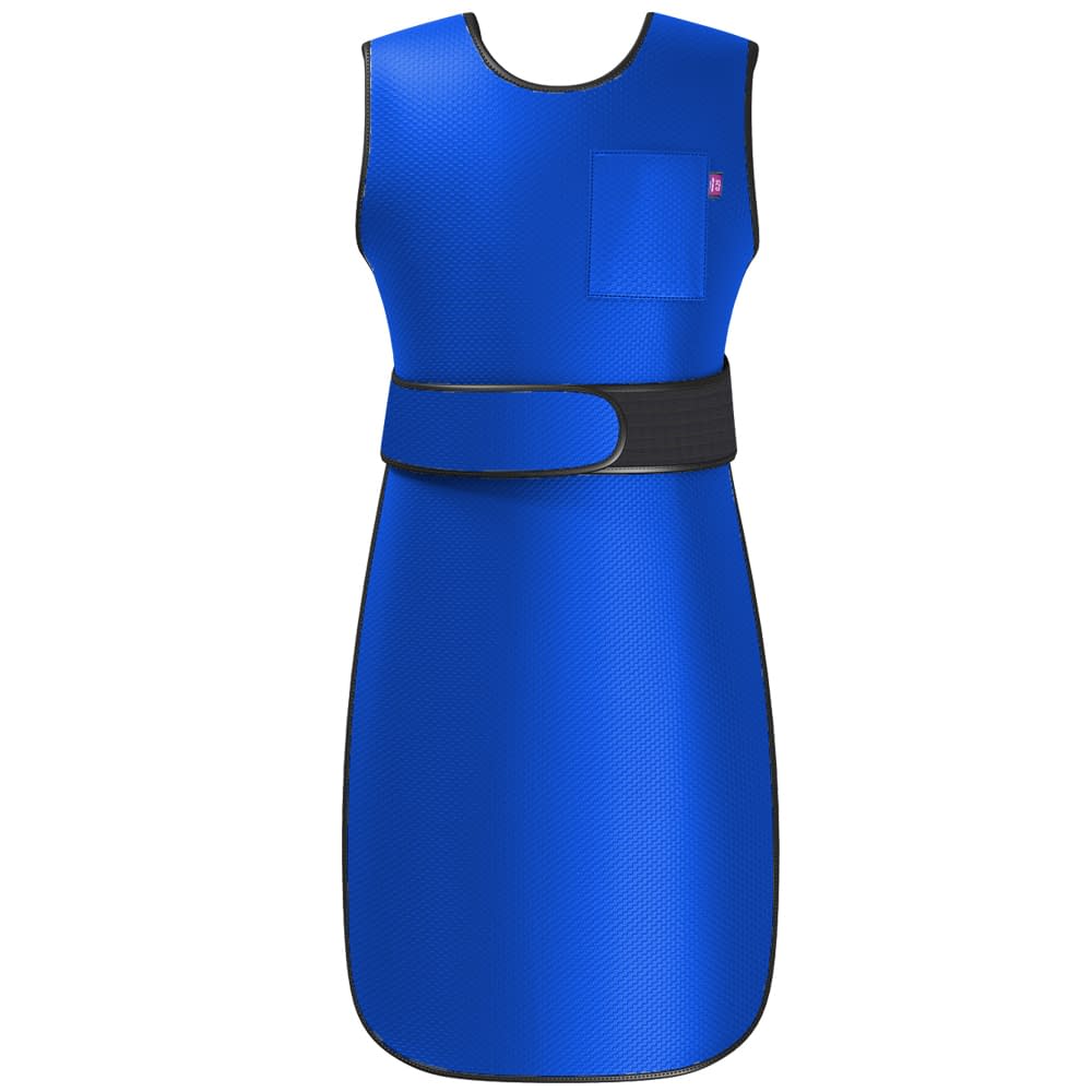 ワンダーライト フィットエプロン 24-6251-1401 ブルー マエダ WFA5-35-3L