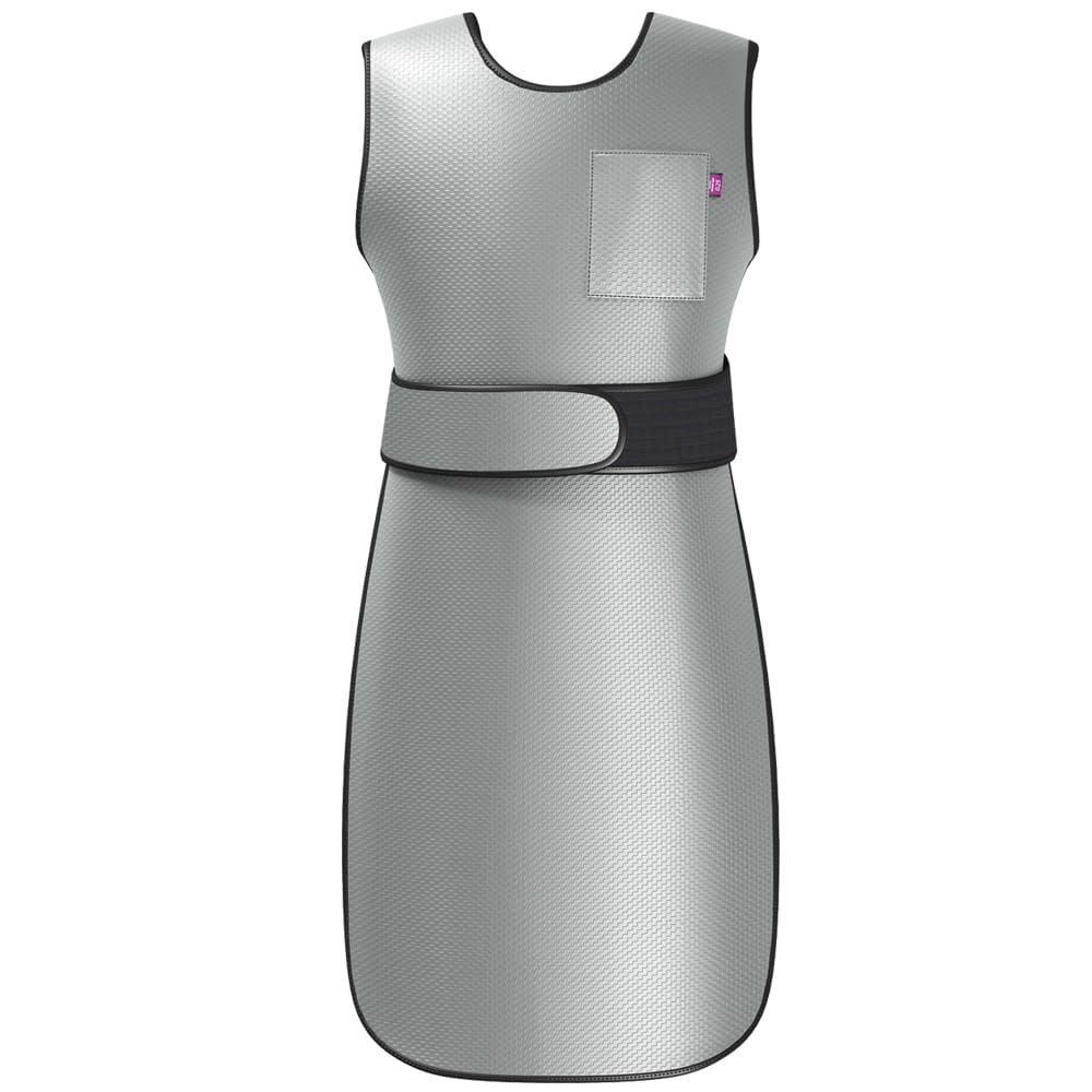 ワンダーライト フィットエプロン 24-6251-1409 シルバー マエダ WFA5-35-3L