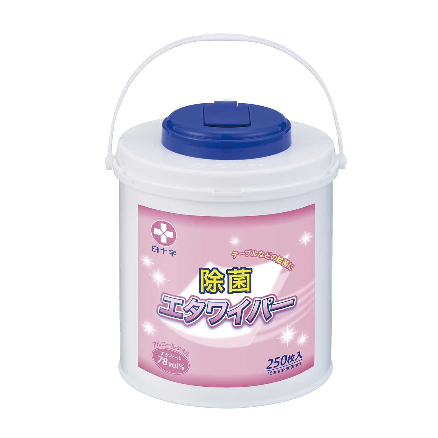 エタワイパー(ケース付) ケース付 24-6144-02 白十字 42790(140X300)250マイ