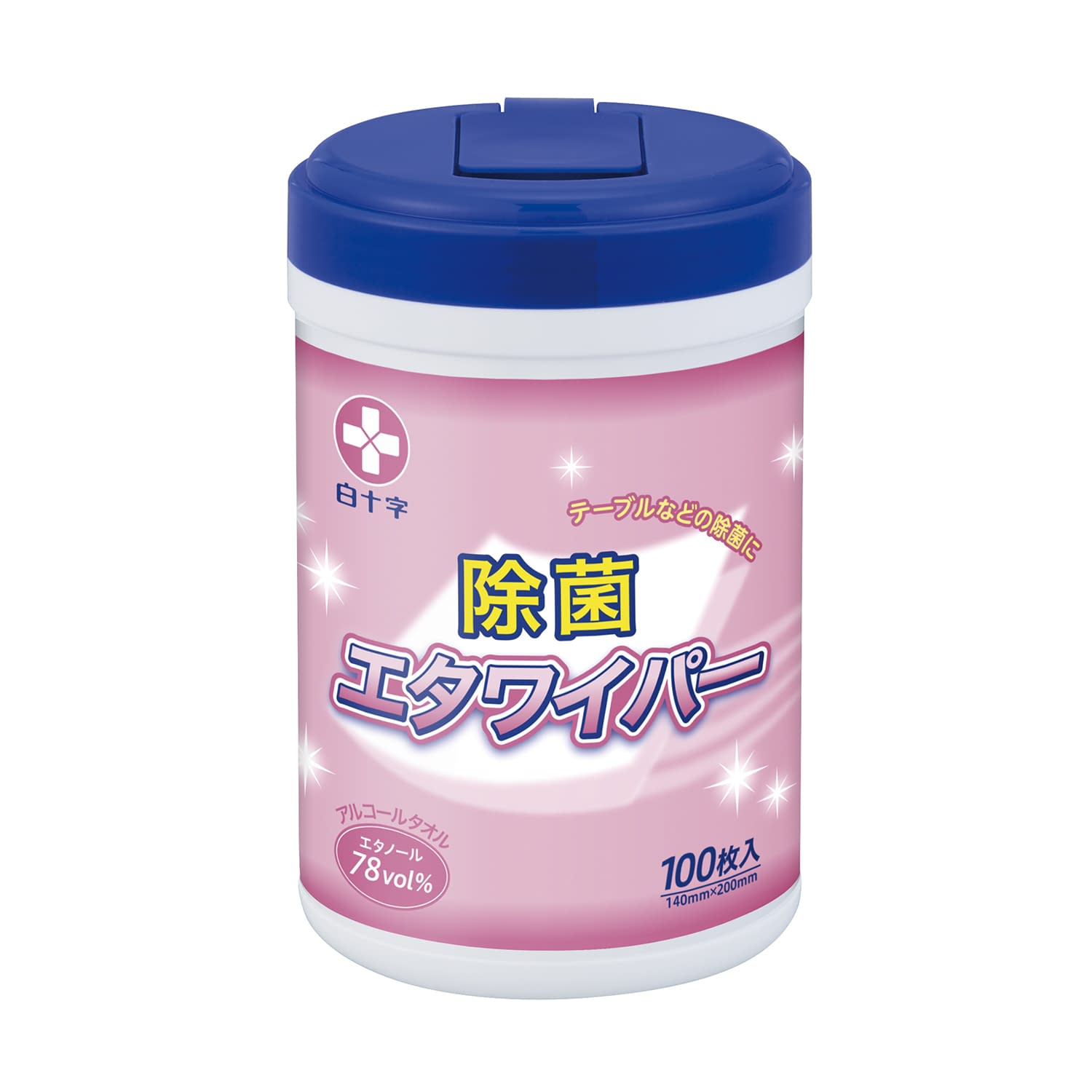 エタワイパー(ボトル) ボトル 24-6144-00 白十字 42792(140X200)100マイ