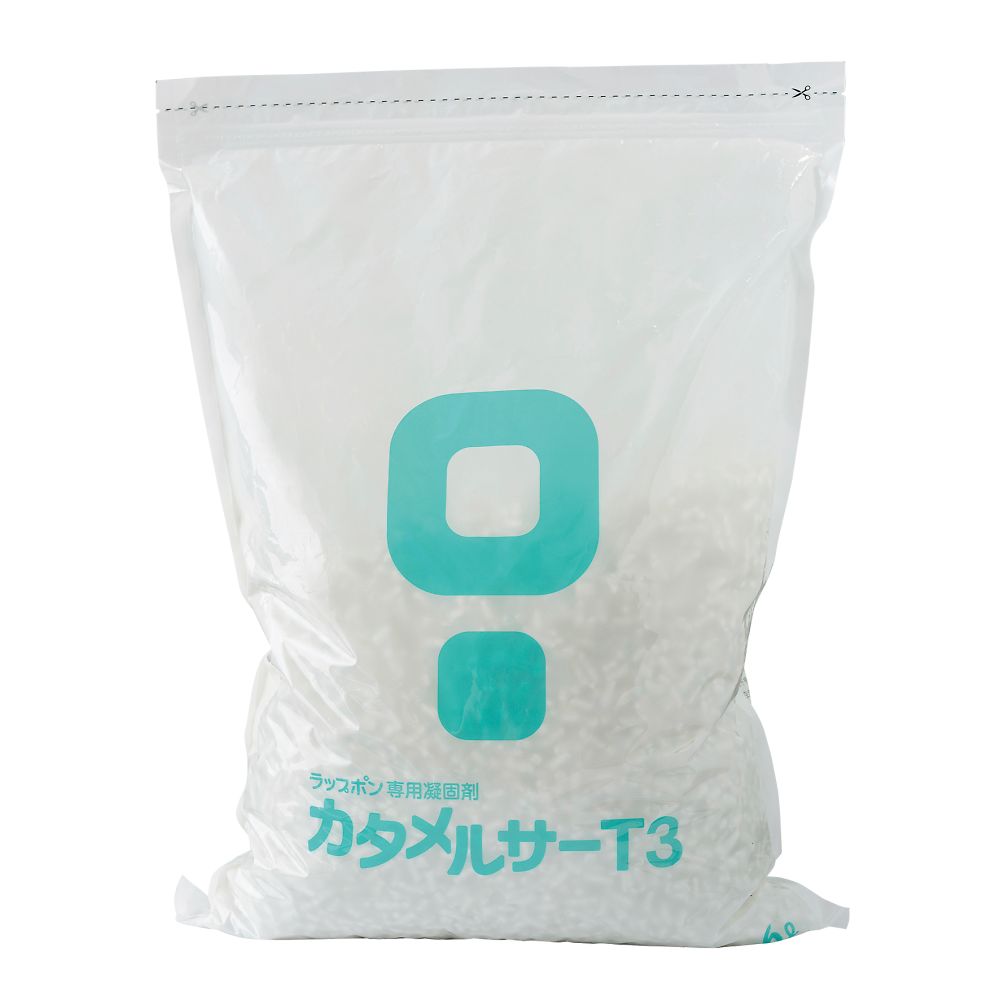 専用凝固剤カタメルサーT3 ポータブルトイレ 25-4677-11 ラップポン