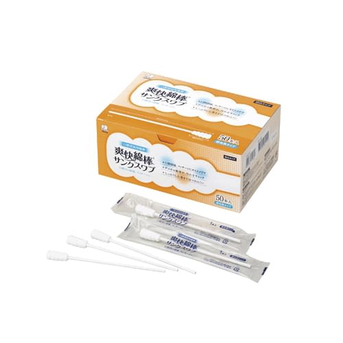 爽快綿棒サンクスワブ 24-6170-00 ハクゾウメディカル 3300039(150)50ホン