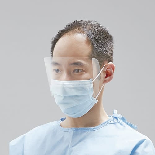 プロフェッショナルマスクIIシールド付 24-6755-00 オオサキメディカル 51417(25マイ)ゴムヒモブルー