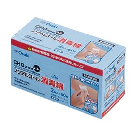 オオサキCHG消毒棉 24-6814-00 オオサキメディカル 34712(4X4CM)2マイX60