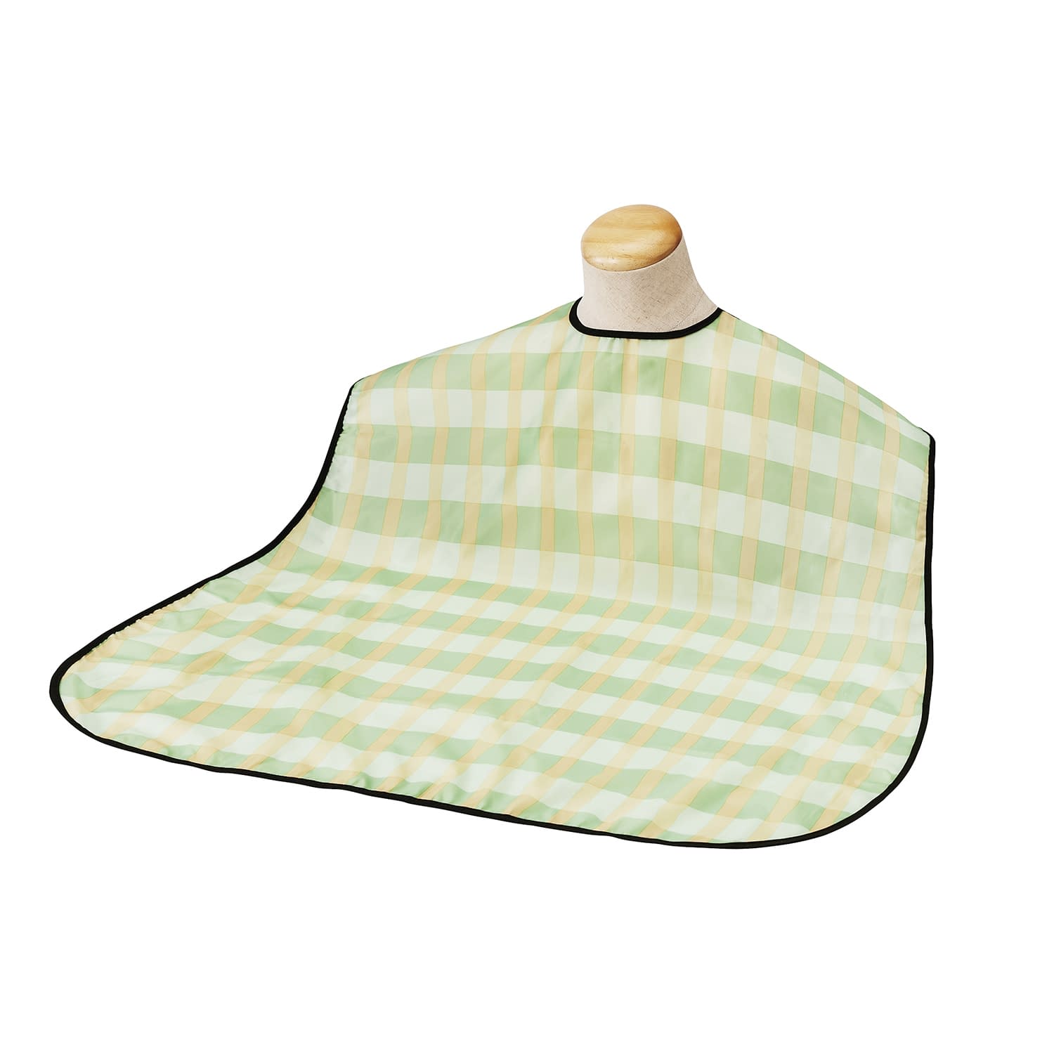 ソフラピレンエプロンボーダーチェック 24-8221-01 竹虎 102301(グリーン)