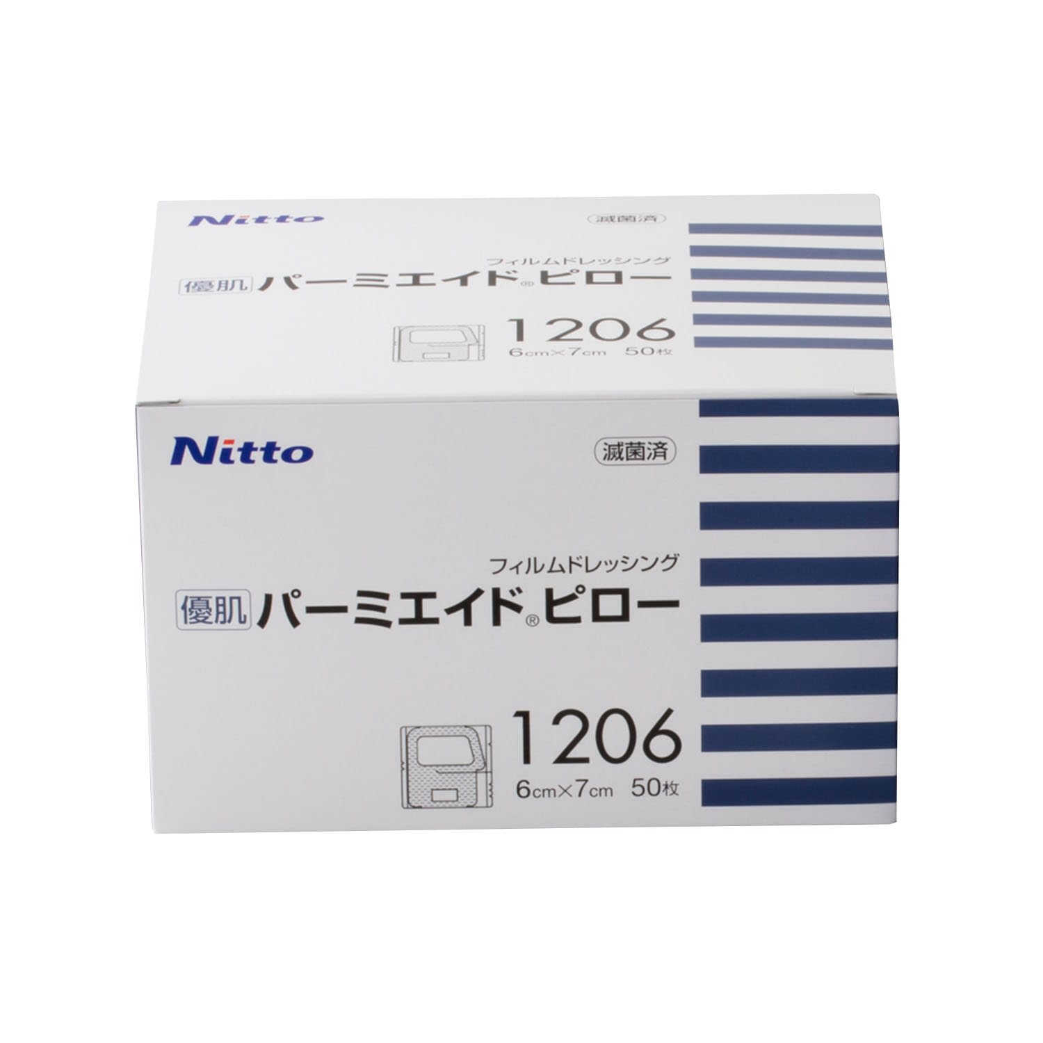 優肌パーミエイドピロー 24-7593-00 ニトムズ 1206(6X7CM)50イリ