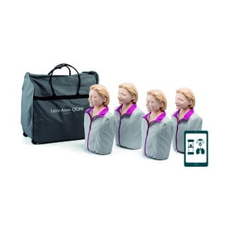 レールダルメディカル リトルアンＱＣＰＲ４体パック リトルアンQCPR4体パック トレーニングモデル 25-2411-01 レールダル