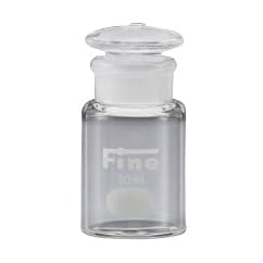 広口共通摺試薬瓶(硬質)透明 24-6932-00 東京硝子器械 30ML