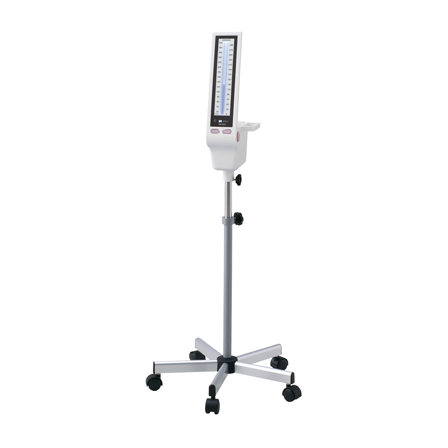 水銀レス血圧計(スタンド型Nカフ仕様 ナイロンカフ 24-6418-01 ケンツメディコ KM-382-2(ナイロンカフシヨウ)