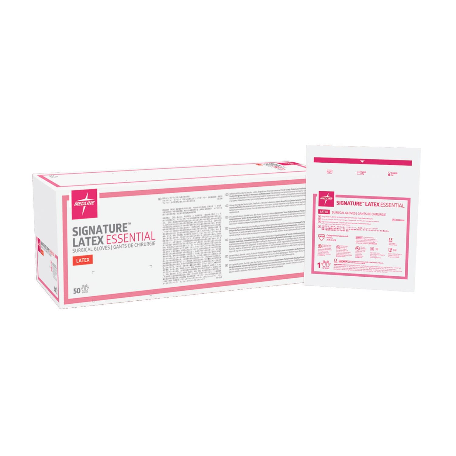 シグネチャーラテックスエッセンシャル 24-7817-04 メドライン・ジャパン MSG5975(7.5)200ソウイリ
