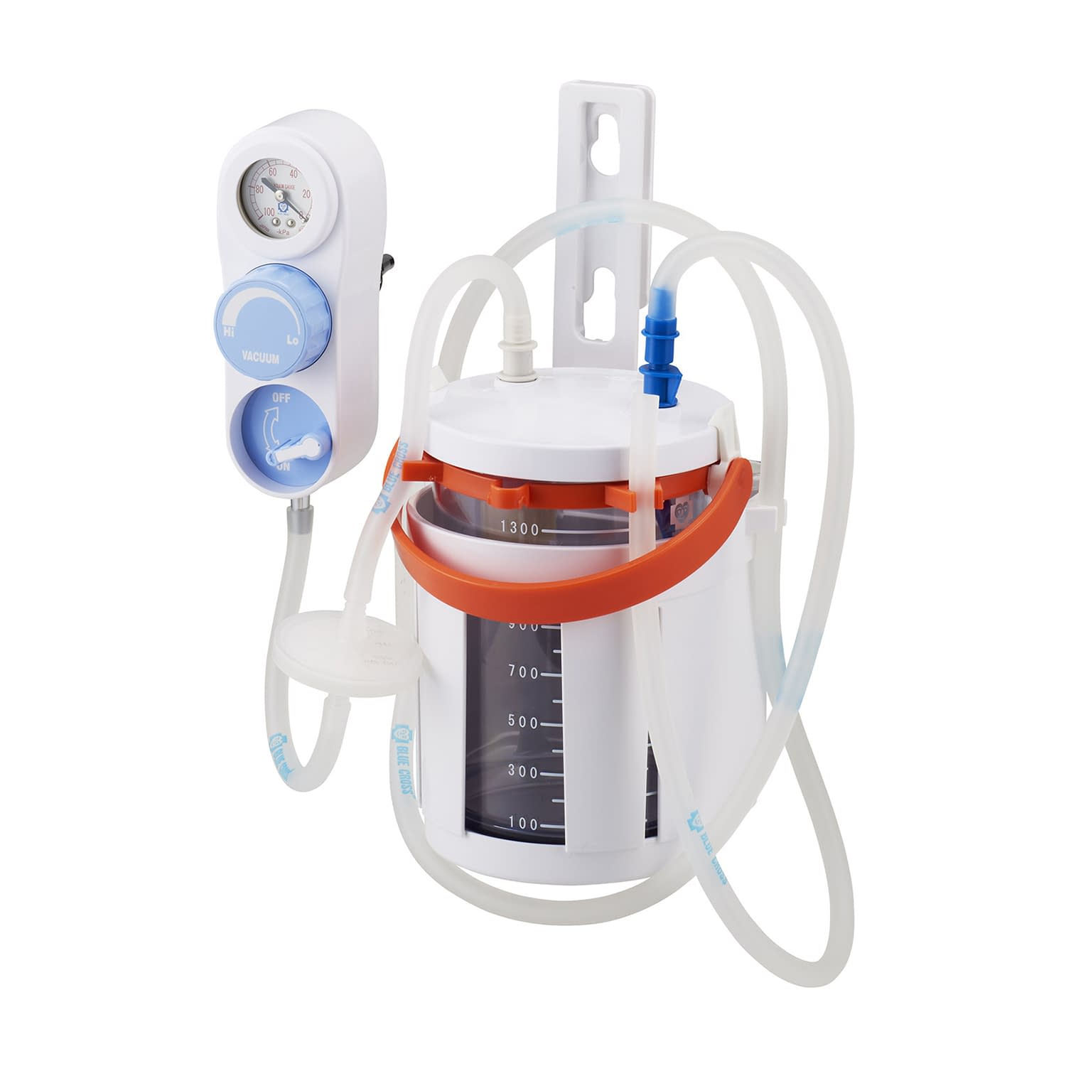 壁掛式吸引器 セパレート 24-6399-01 ブルークロス・エマージェンシー VA-1200(ハンドル:オレンジ)