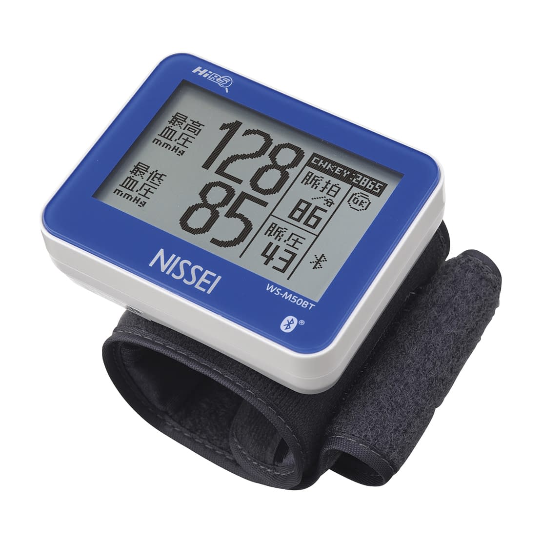 手首式デジタル血圧計 WS-M50BT  25-3010-00【日本精密測器】(WS-M50BT)(25-3010-00)
