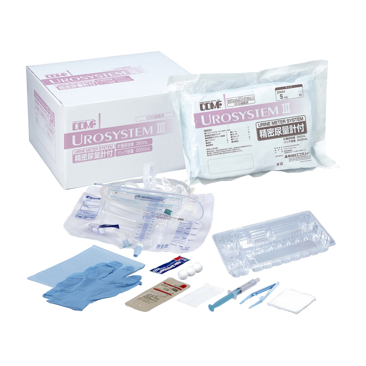 コンファウロシステムIII精密尿量計付 2way 12Fr 5ml 24-8579-00 COMF 806621210(12FR)5セット