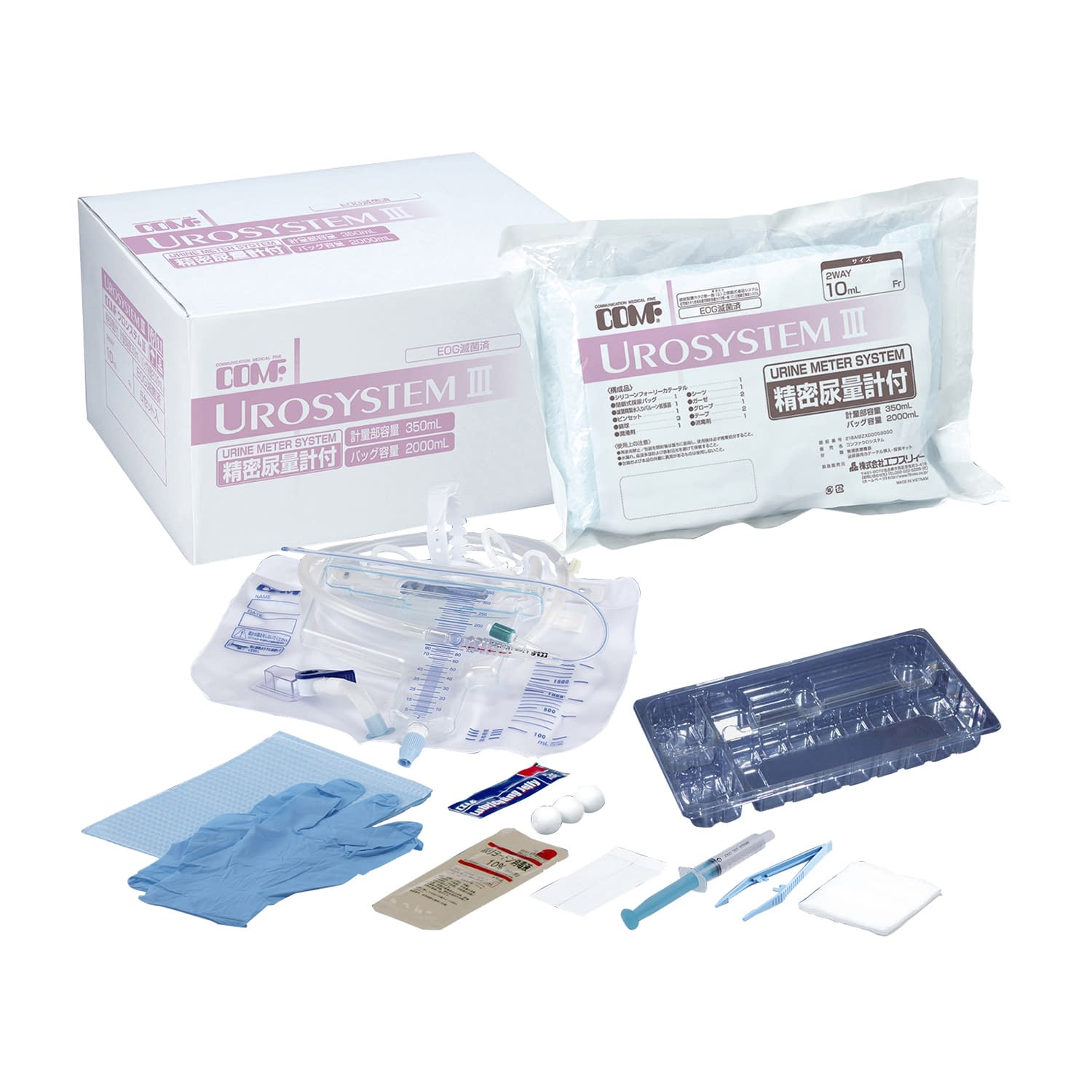 コンファウロシステムIII精密尿量計付 2way 16Fr 10ml 24-8579-02 COMF 806621610(16FR)5セット