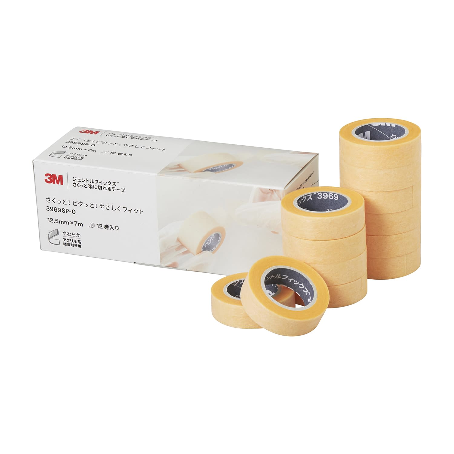 ジェントルフィックス(12巻入) 24-7922-03 スリーエムジャパン 3969SP-0(12.5X7M)