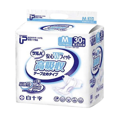 PUサルバ安心Wフィット高吸収タイプ 25-2575-01 サルバ 35611(M)30マイ