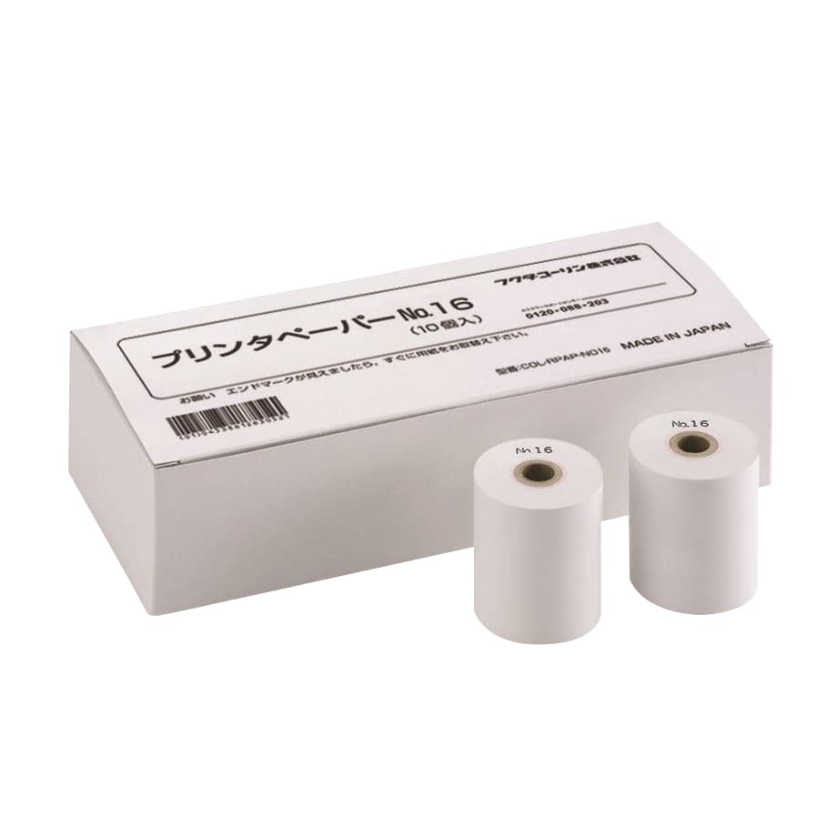 プリンターペーパー No.16 24-8883-10 オムロンヘルスケア COL-RPAP-NO16(10イリ)