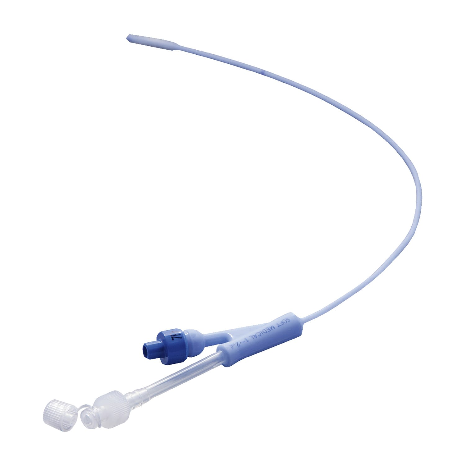 ソフト卵管造影通気通水カテーテル 7Fr(青) カテーテル(産婦人科用) 20-2701-02 ソフトメディカル SM-1302(7FR)5イリ アオ