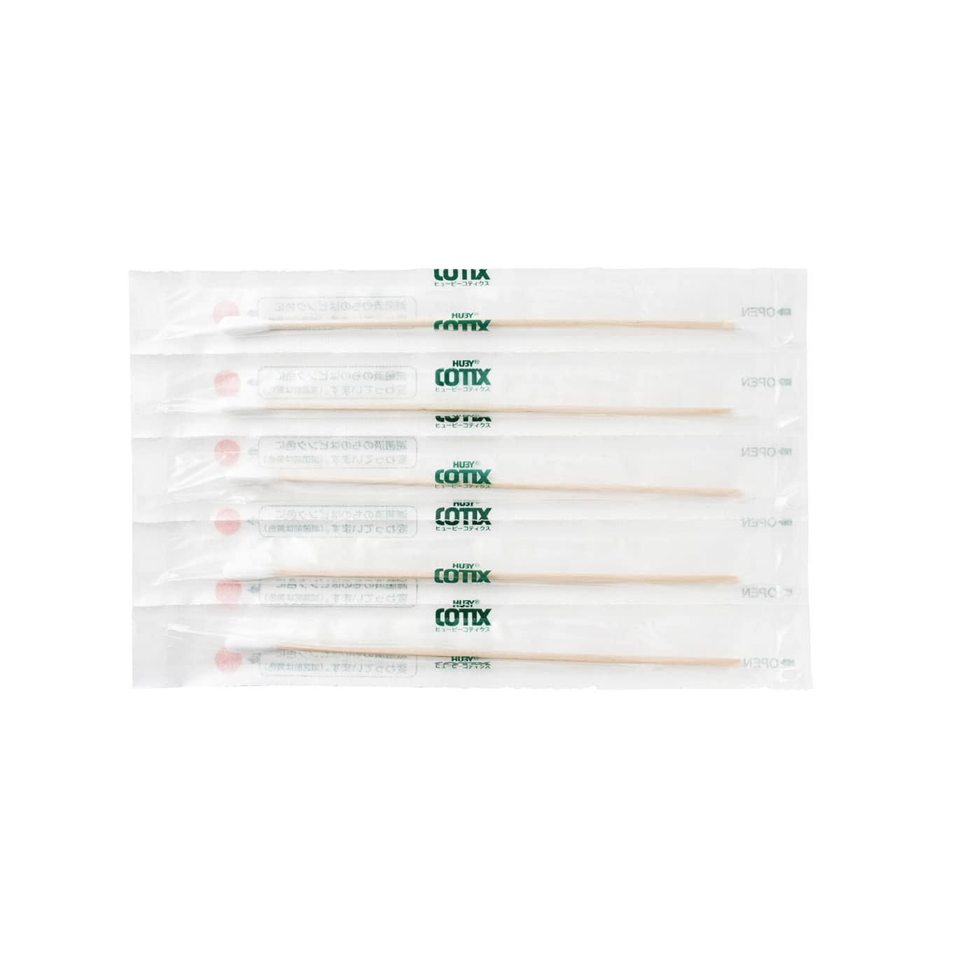 医療補助用綿棒 HUBY－COTIX 標準タイプ 24-9995-00 山洋 604A-1(12ホンX50シート)