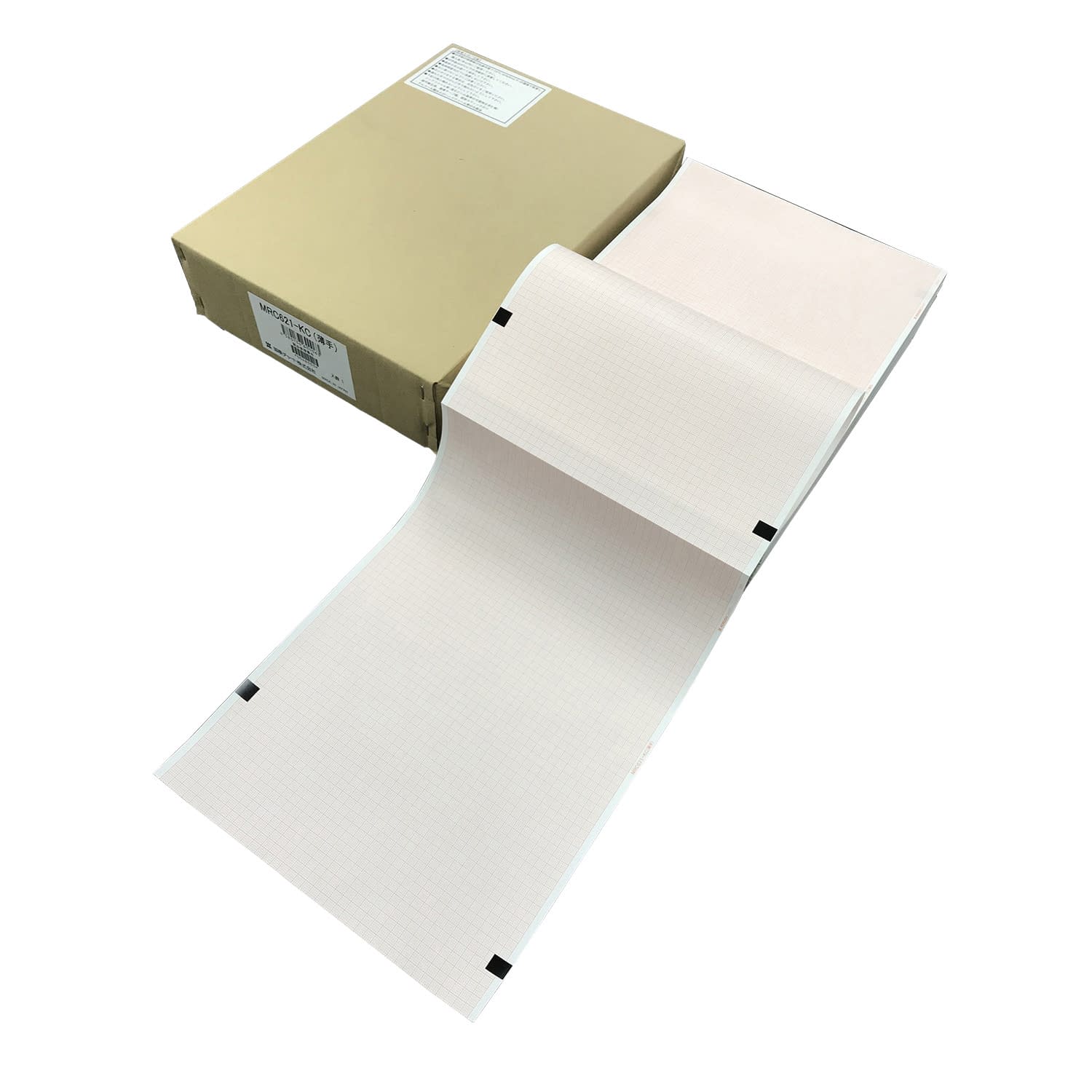 心電図記録紙(薄手) 24-8921-06 国際チャート MRC621-KC(300M)