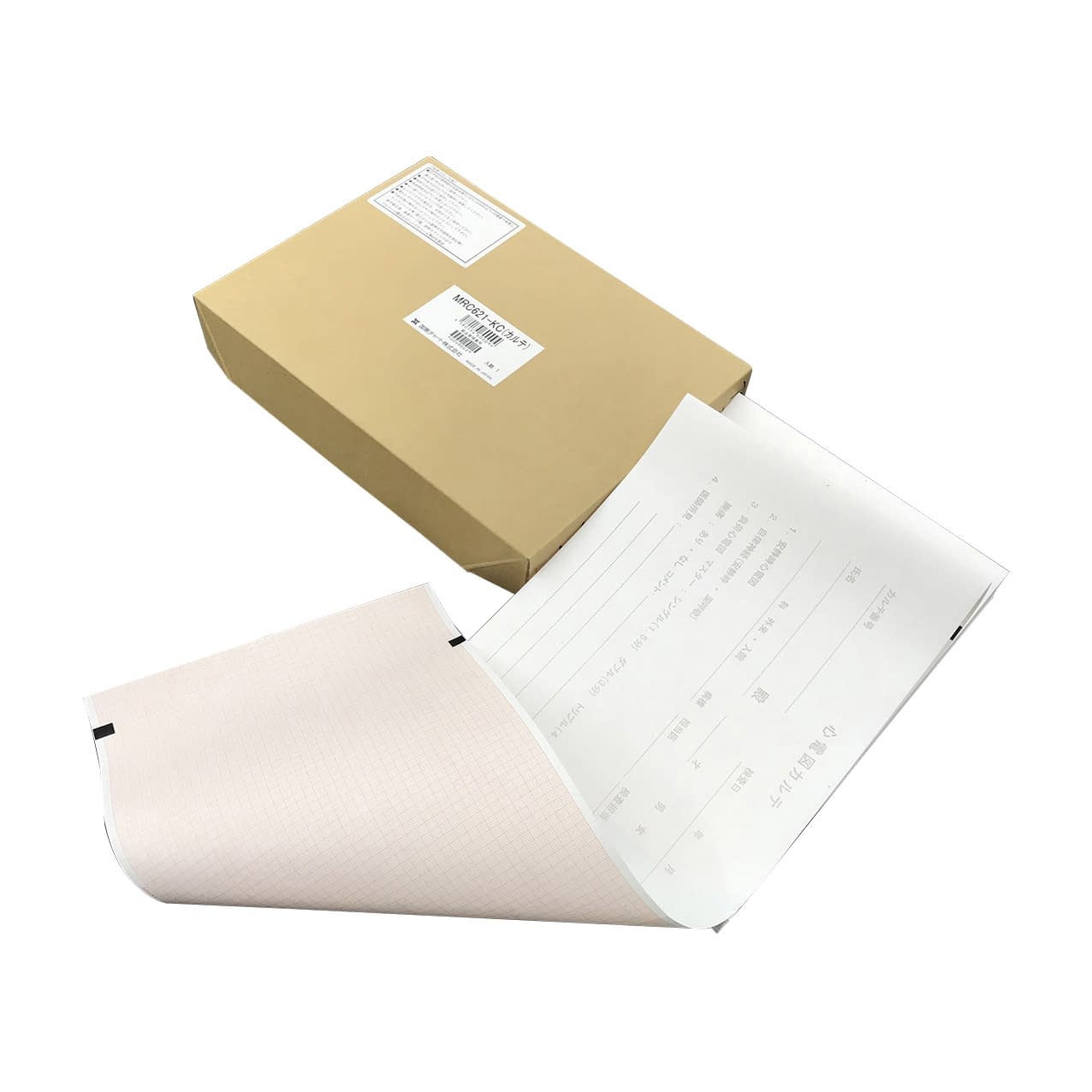 心電図記録紙(カルテ) 24-8921-05 国際チャート MRC621-KC(100M)