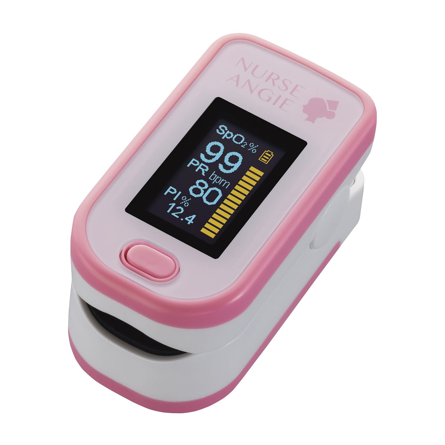 バイオビート パルスオキシメータ サチュレーションモニタ 24-9835-00 NURSE ANGIE PLS-02P(パールピンク)