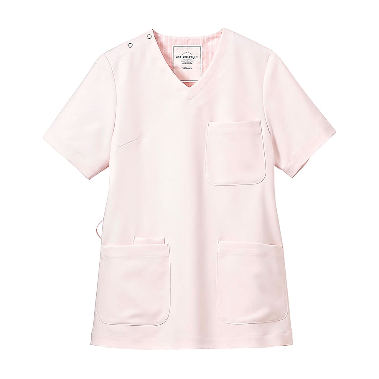 ジェラートピケ プルオーバースクラブ 24-8339-0303 L クラシコ 608(ピンク)