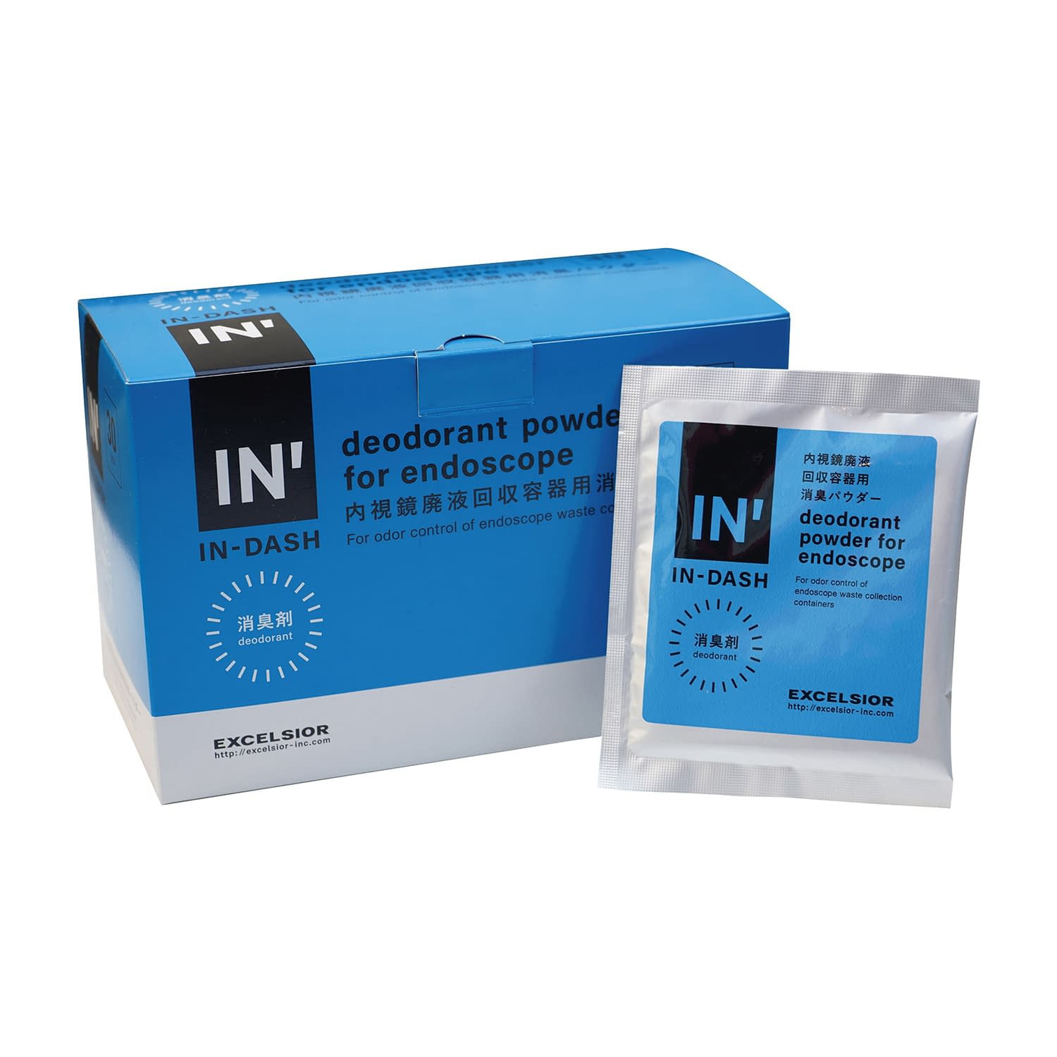 In Dash消臭パウダー(30袋入 24-8538-00 In Dash IND-01