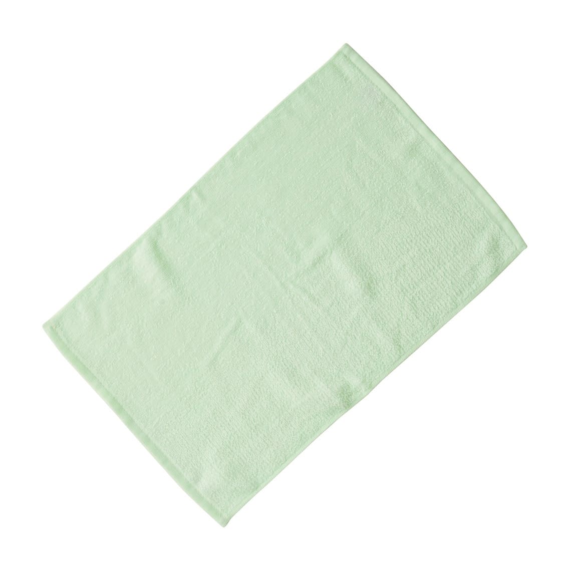 抗菌介護タオル(ハンドタオル) 23-7156-0006 グリーン キヨタ H-05(100マイイリ)