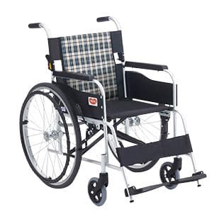 標準型車いす(幅広)T－1N－420 幅広 24-8188-04 ピジョンタヒラ 202201AE