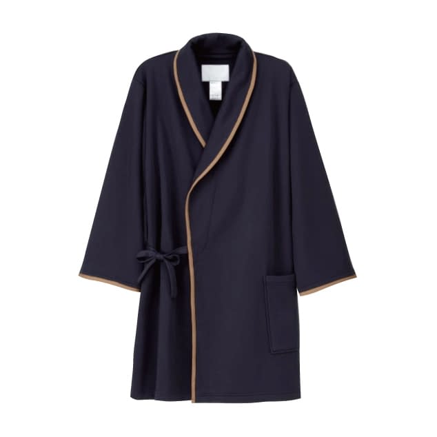 検診ガウン 24-8955-01 ナガイレーベン FA-1500(L)ネイビー