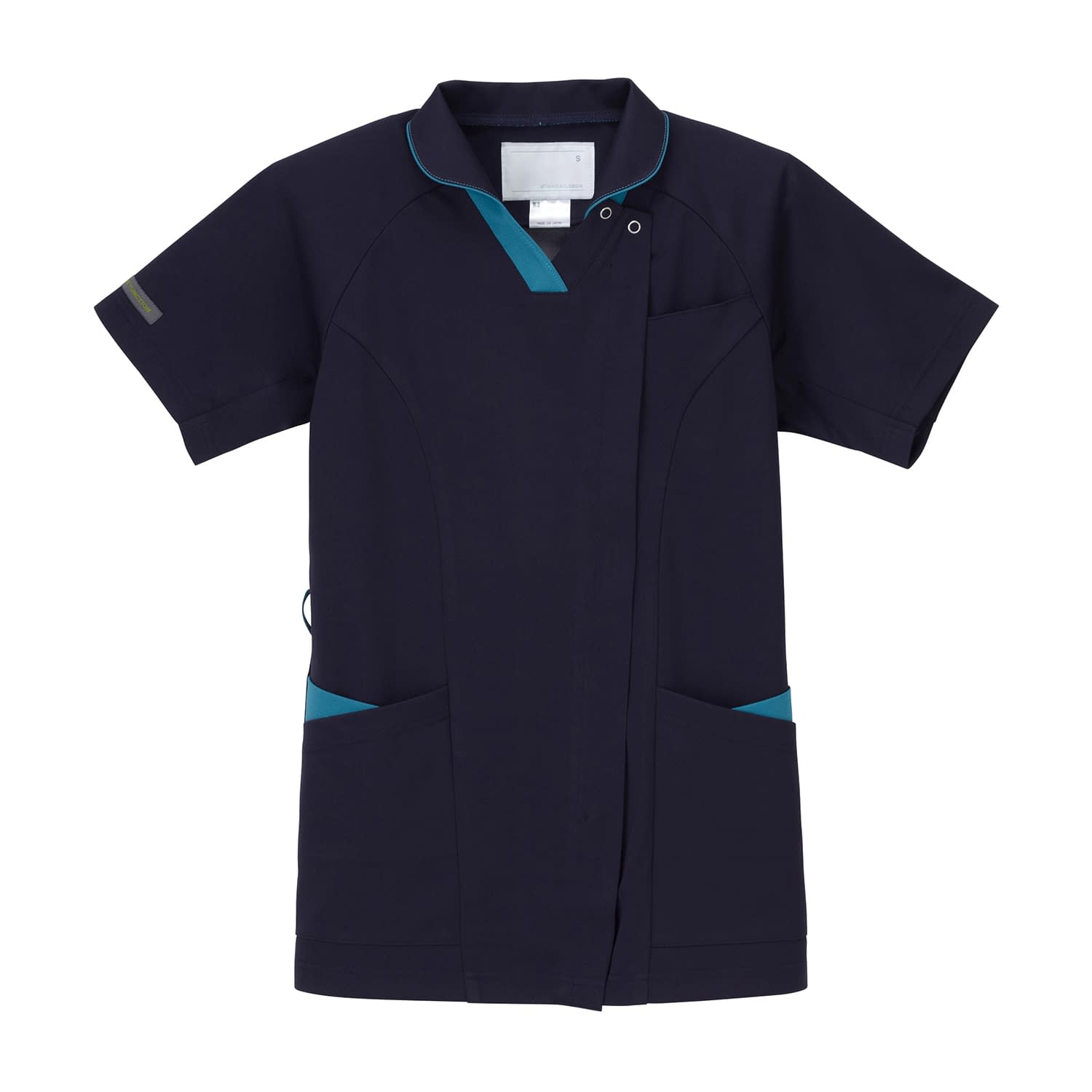 男女兼用ハイブリッドメディウェア 24-8128-0104 ネイビー＋ターコイズ ナガイレーベン AY-4232(S)