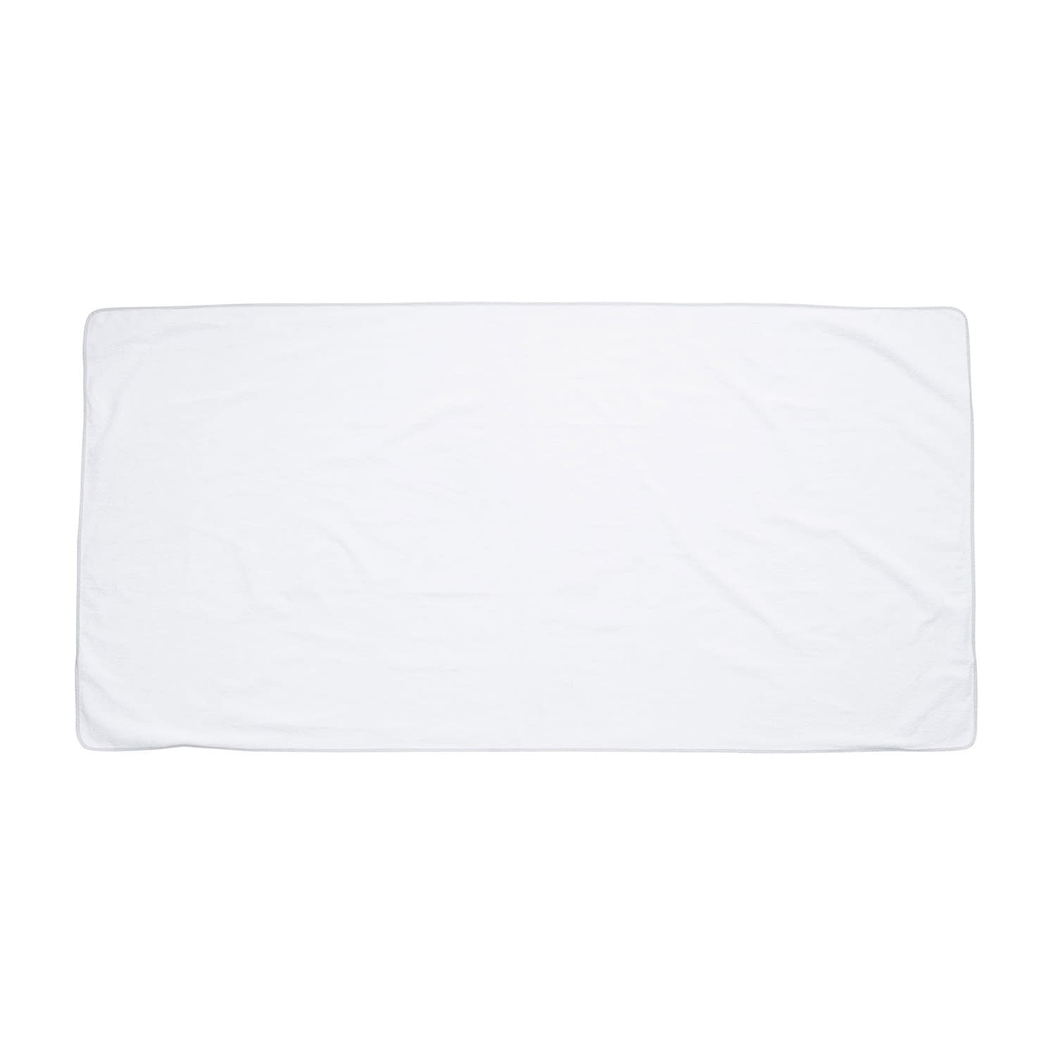 ワンタッチ式タオル防水シーツ 全身用 06-2335-0001 ホワイト 真心倶楽部 C-1130Lガタ(100X200)