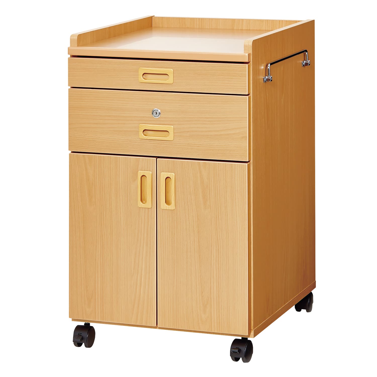 床頭台(ロータイプ) ロータイプ 24-8683-00 フヨー FWK-11D2(ライトブラウン)