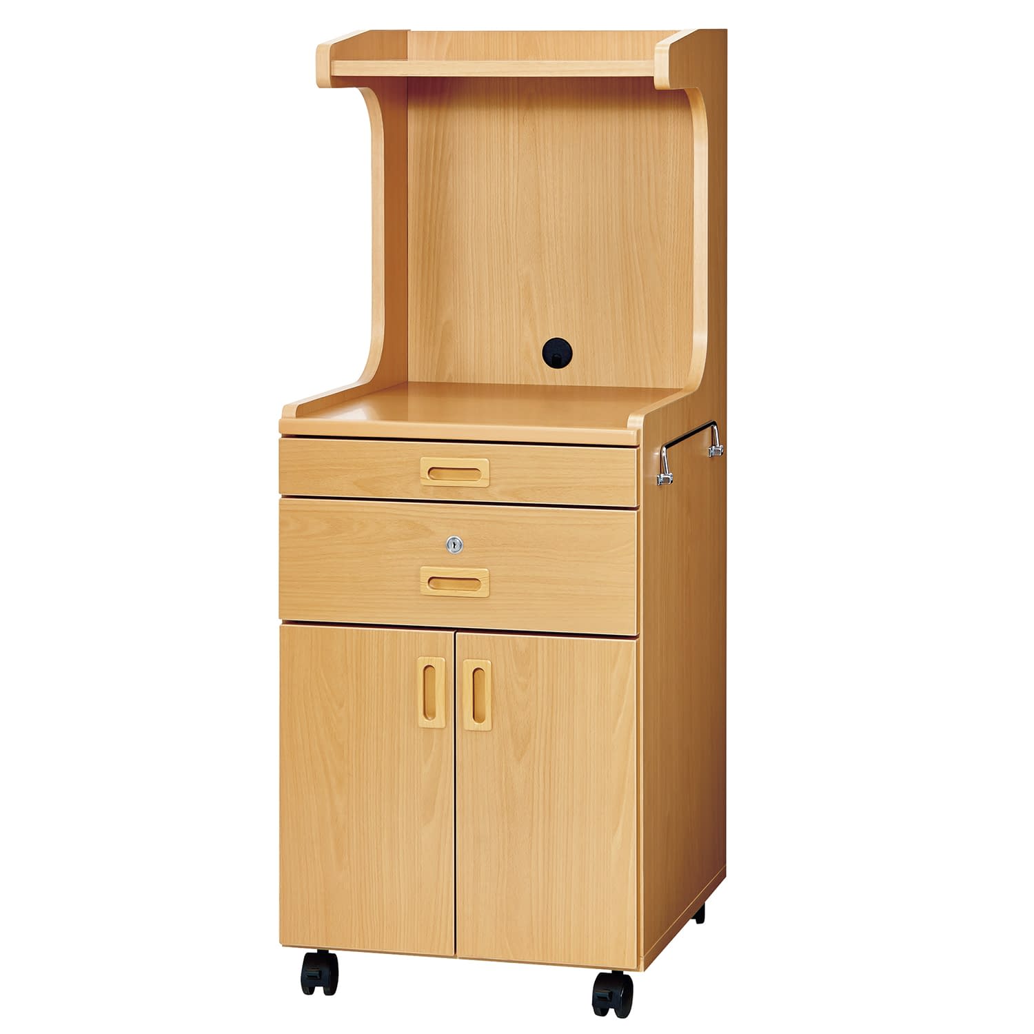 床頭台(ミドルタイプ) ミドルタイプ 24-8683-01 フヨー FWK-31D2(ライトブラウン)