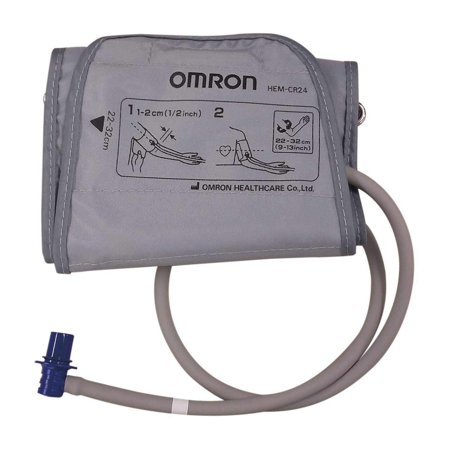 血圧計 腕帯 標準サイズカフ（22～32cm）【オムロンヘルスケア】(HEM-CR24-B)(24-9822-11)