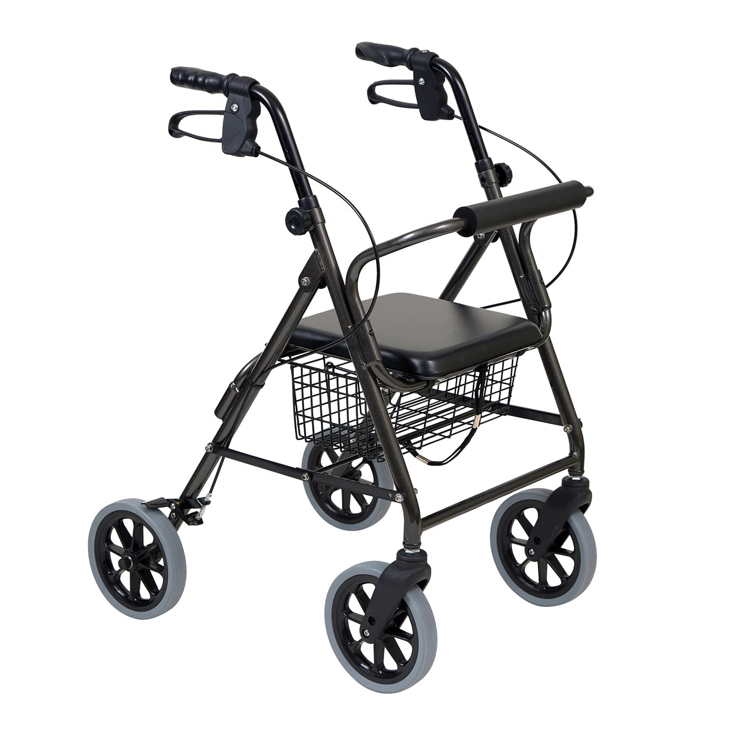 歩行車 ハッピーIIトール ハッピーII トール 25-2542-00 竹虎 117070(ダークグレーメタリック