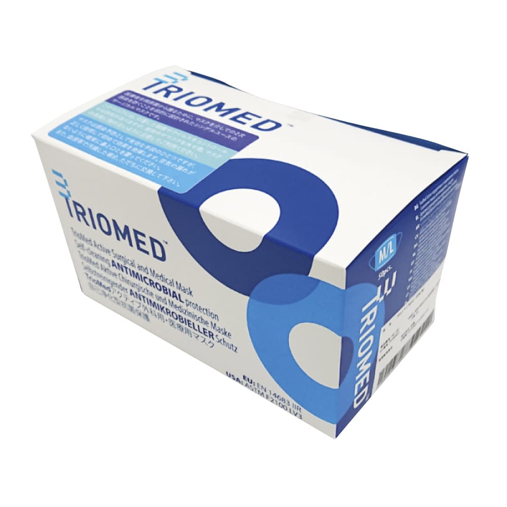 アクティブサージカルマスク(ふつう) ふつう 25-2744-00 Triomed TAS-150(50マイイリ)