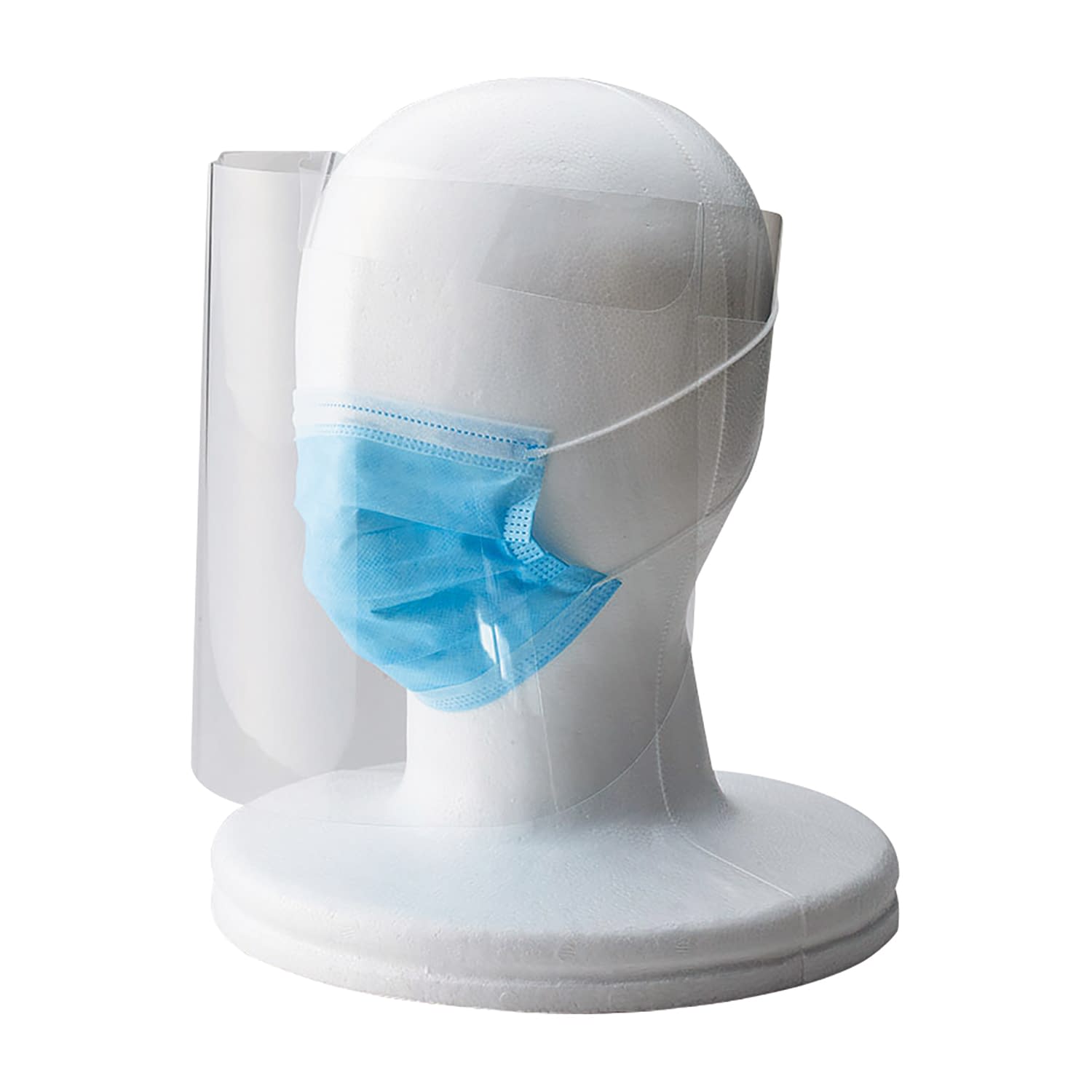 簡易フェイスシールド フェイスガード 25-6918-00 LIHITLAB. HM300(20マイイリ)