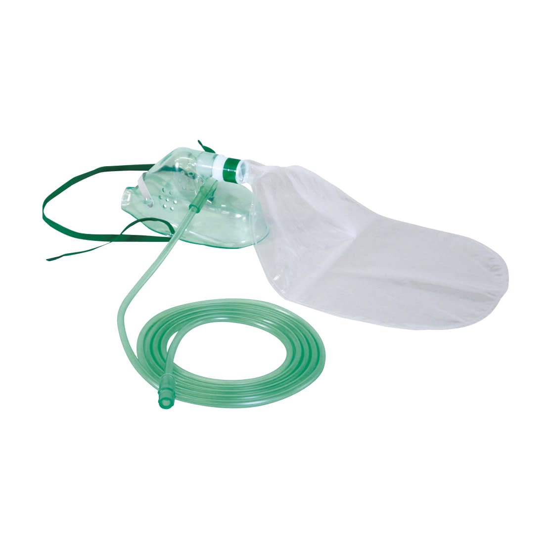 高濃度用酸素マスク(成人用) チューブ付 01-5565-13 ブルークロス・エマージェンシー NO.5-1(10イリ)