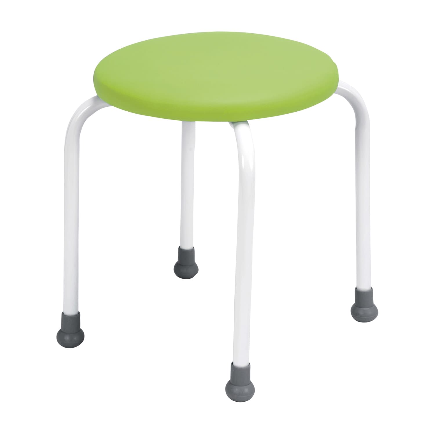 丸椅子 ポルカII(背なし) 25-3013-05 ポルカII 700-7316(リーフグリーン)