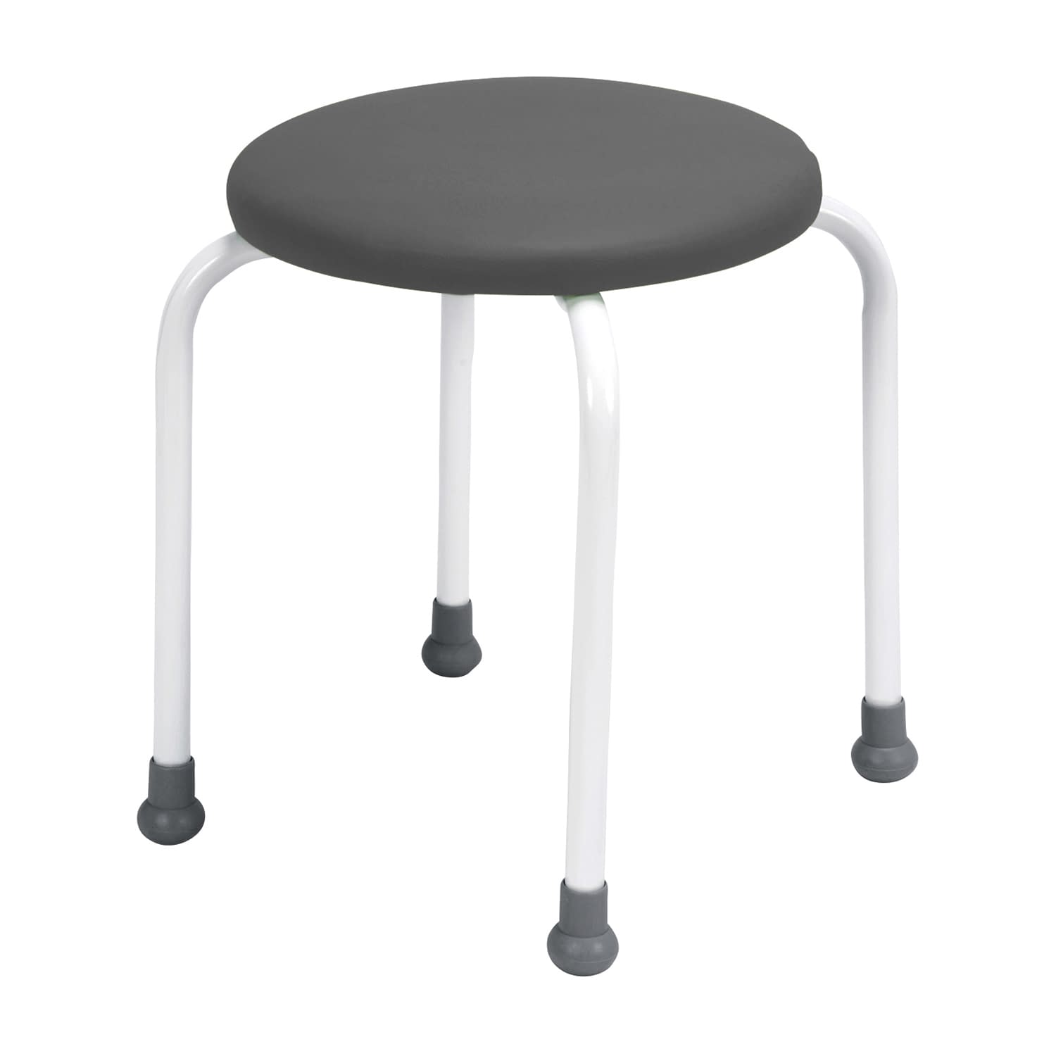 丸椅子 ポルカII(背なし) 25-3013-09 ポルカII 700-7320(ダークグレー)