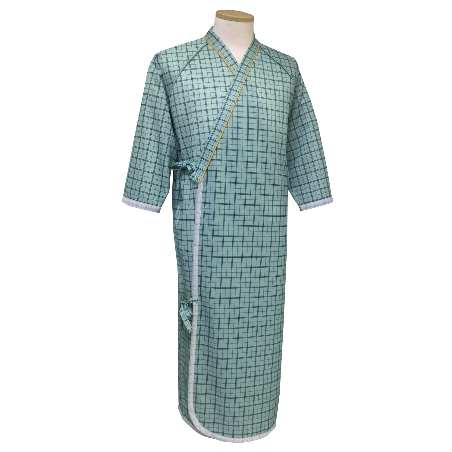 ケアねまき(ダブルメッシュ) LL 25-2553-0302 ミント 日本エンゼル T-550(LL)