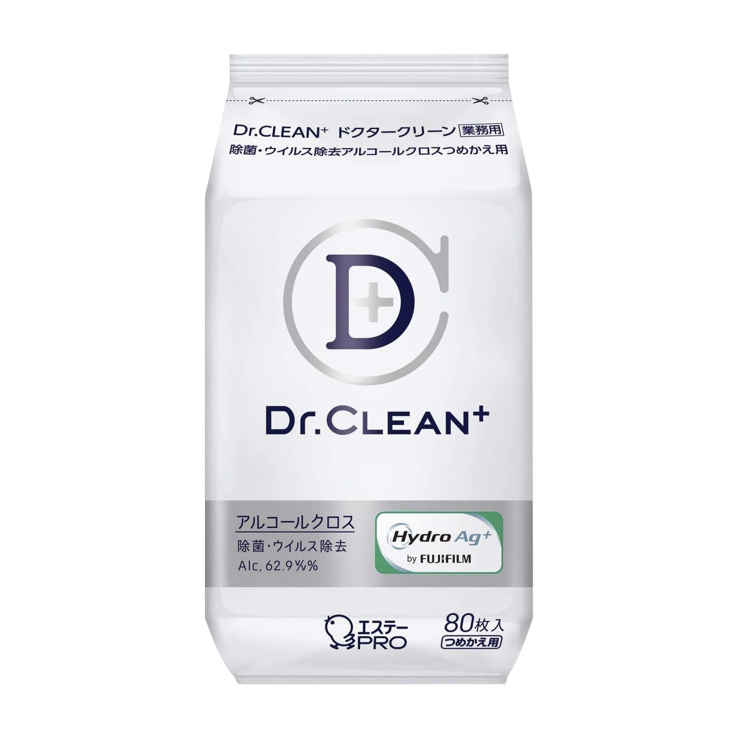 Dr.CLEAN アルコールクロス 詰替用 環境清拭ワイパー 24-9692-01 Dr。CLEAN⁺ 80マイイリ(ツメカエ)