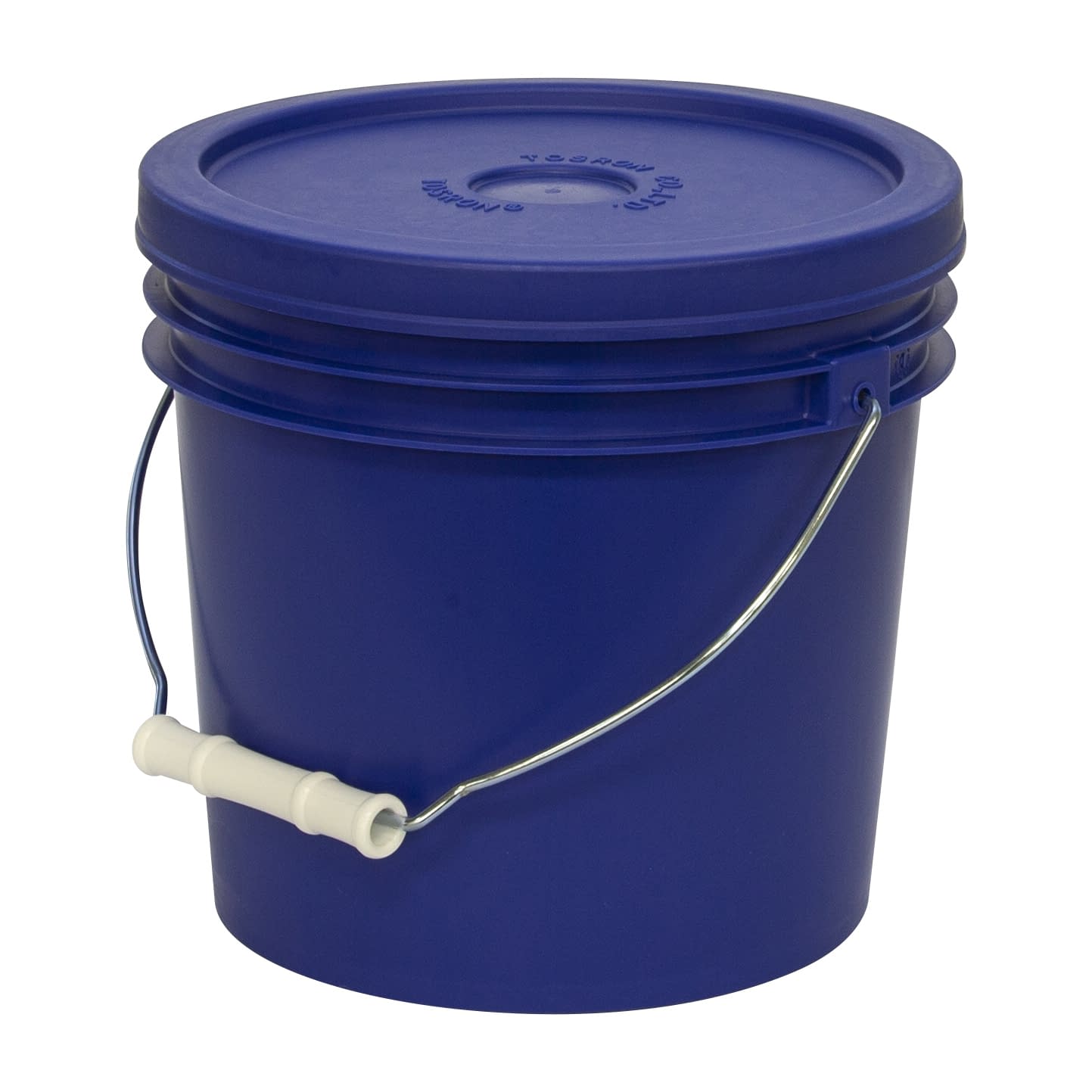 ポリ密閉容器(トスロン) 4L 医療廃棄物処理容器 10-3366-0302 ブルー トスロン 4L(202X184MM)