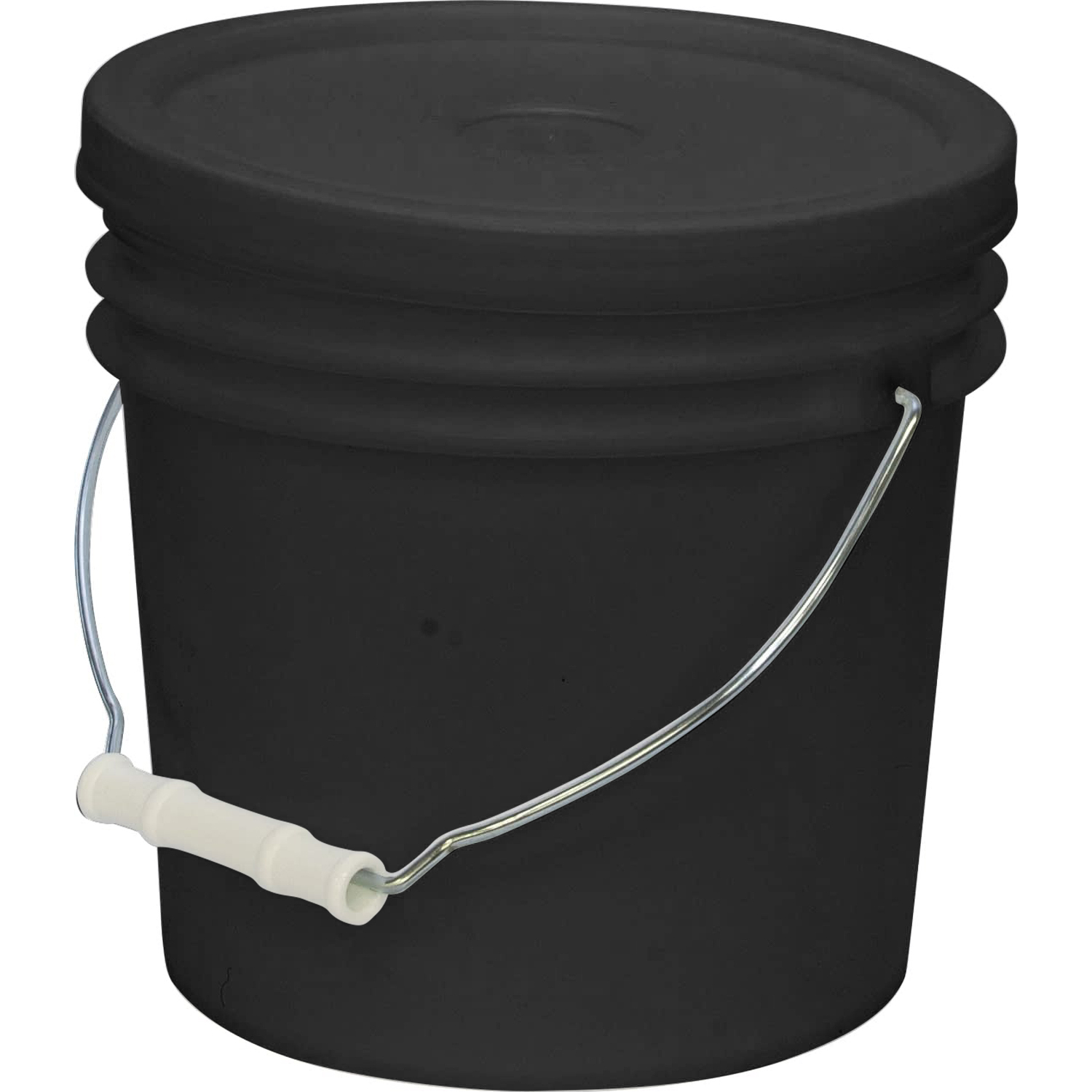 ポリ密閉容器(トスロン) 4L 医療廃棄物処理容器 10-3366-0304 黒 トスロン 4L(202X184MM)