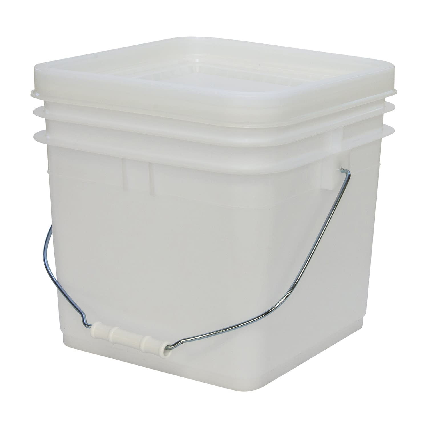 ポリ密閉容器・角型(トスロン) 角型10L 医療廃棄物処理容器 10-3366-02 トスロン 10L(260X260X250MM)